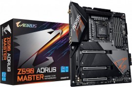 GIGABYTE Z590 AORUS Master (LGA 1200/Intel Z590/ATX/Triple M.2/PCIe 4.0/USB 3.2 Gen2X2 Type-C/Intel WiFi 6E/AQUANTIA 10GbE LAN/placa-me para jogos)