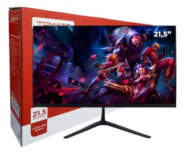 Monitor Tomate Gamer Led 21,5 Full Hd 1080p - Ips, Hdmi/vga